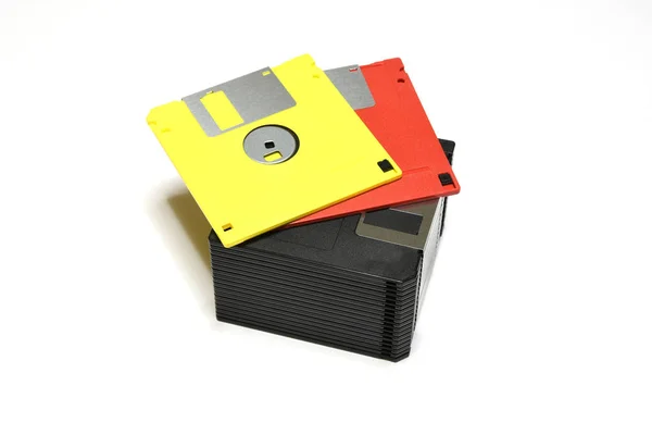 Old Computer Floppy Diskette — Stock Photo, Image