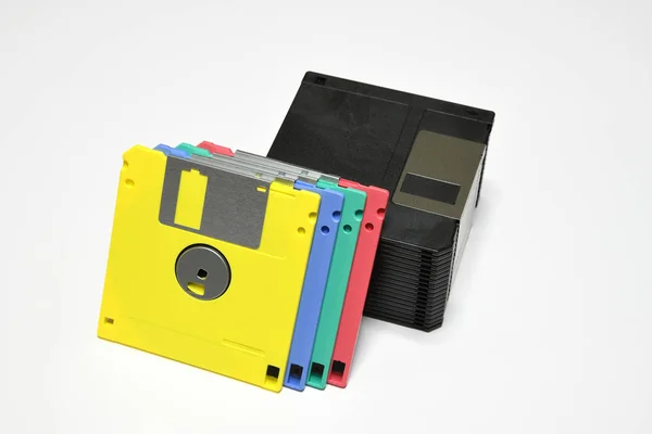 Old Computer Floppy Diskette — Stock Photo, Image