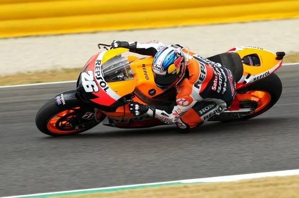 Mugello Juli Daniel Pedrosa Repsol Honda Teamet Tävlingar Kvalificerande Sessionen — Stockfoto