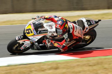 Mugello - 13 Temmuz: Stefan Bradle Lcr Honda takımı yarış eleme oturumu, Moto Gp Grand Prix İtalya 13 Temmuz 2012 devre Mugello, İtalya.