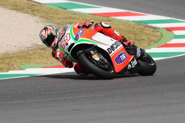 Mugello Italia Julio Nicky Hayden Piloto Ducati Circuito Tim Motogp — Foto de Stock