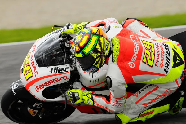 Mugello Italien Mai Italian Ducati Rider Andrea Iannone 2013 Tim — Stockfoto