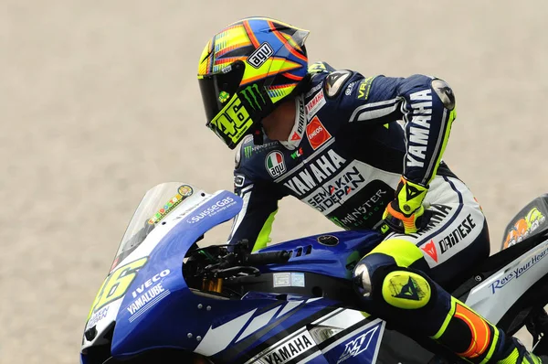 Mugello Talya Mayıs Talyan Yamaha Atlı Valentino Rossi 2013 Tim — Stok fotoğraf