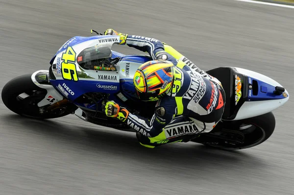 Mugello Italy Mei Italiaanse Yamaha Rider Valentino Rossi 2013 Tim — Stockfoto