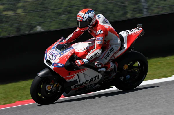 Mugello Talya Mayıs Talyan Ducati Atlı Andrea Dovizioso 2015 Tim — Stok fotoğraf