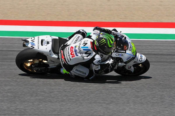 Mugello Italia Maja Honda Brytyjski Jeździec Cal Crutchlow 2015 Tim — Zdjęcie stockowe