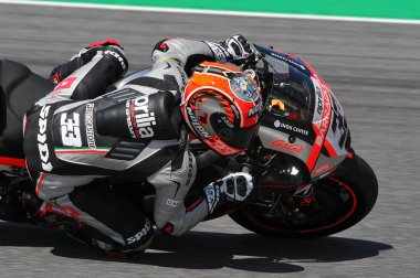 Mugello - İtalya, 29 Mayıs: Marco Melandri, 2015 Tim Motogp Mugello, İtalya'nın devre 29 Mayıs 2015 İtalyan Aprilia binici