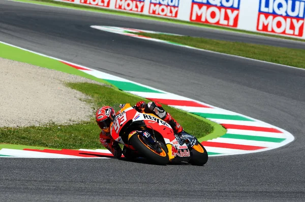 Mugello Italien Mai Spanischer Honda Rider Marc Marquez Bei 2015 — Stockfoto