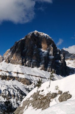 Tofana di Rozes. Dolomitler, Cortina d 'Ampezzo. Veneto, İtalya.