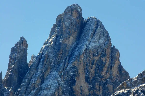 Cima Dodici Widziana Sesto Pusteria Val Fiscalina Dolomity Włochy — Zdjęcie stockowe