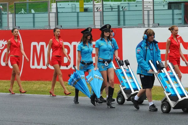 Mugello Květen 2009 Grid Girls Mřížce Start 2009 Tim Itálie — Stock fotografie