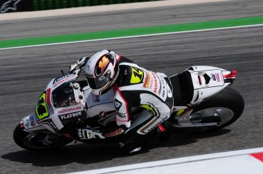 Misano - İtalya, 5 Eylül 2009: Fransızca Honda Lcr binici Randy De Puniet 2009 Gran Premio Cinzano Di San Marino E Della Riviera Di Rimini Misano World Circuit İtalya tarih itibariyle.