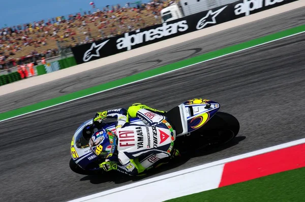 Misano Italië September 2009 Italiaanse Yamaha Rider Valentino Rossi 2009 — Stockfoto