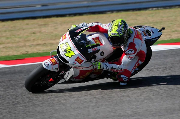 Misano Talya Eylül 2009 Spanyolca Honda Binici Toni Elias 2009 — Stok fotoğraf