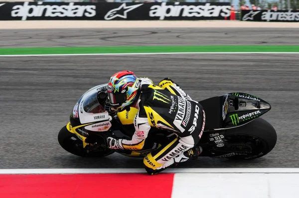 Misano Italien September 2009 Amerikanska Yamaha Tech3 Ryttare Colin Edwards — Stockfoto