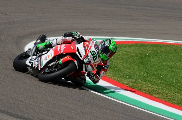 San Marino Italia Mayo 2017 Eugene Laverty Irl Aprilia Rsv4 — Foto de Stock