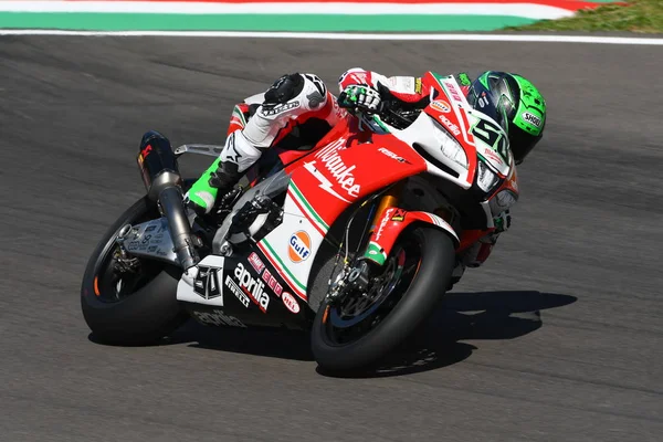 San Marino Italia Mayo 2017 Eugene Laverty Irl Aprilia Rsv4 — Foto de Stock