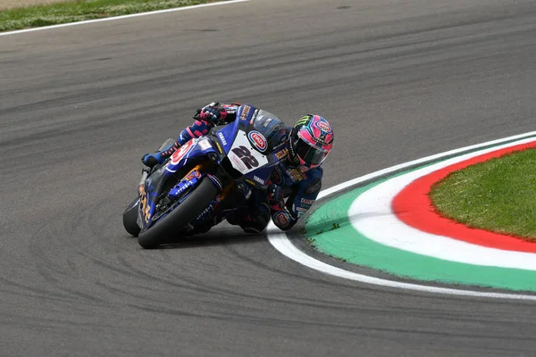San Marino Italien Maj Alex Lowes Gbr Yamaha Yzf Pata — Stockfoto