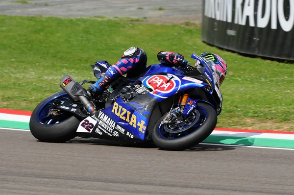 San Marino Italien Maj Alex Lowes Gbr Yamaha Yzf Pata — Stockfoto