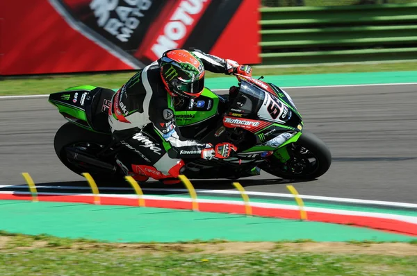 San Marino Italia Mayo Tom Sikes Gran Bretaña Kawasaki Racing — Foto de Stock