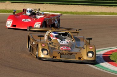 Imola Classic 22 Ekim 2016 - Toj Sc 304 1976 - Yves Scemama tarafından Imola Circuit, uygulama sırasında İtalya tahrik.