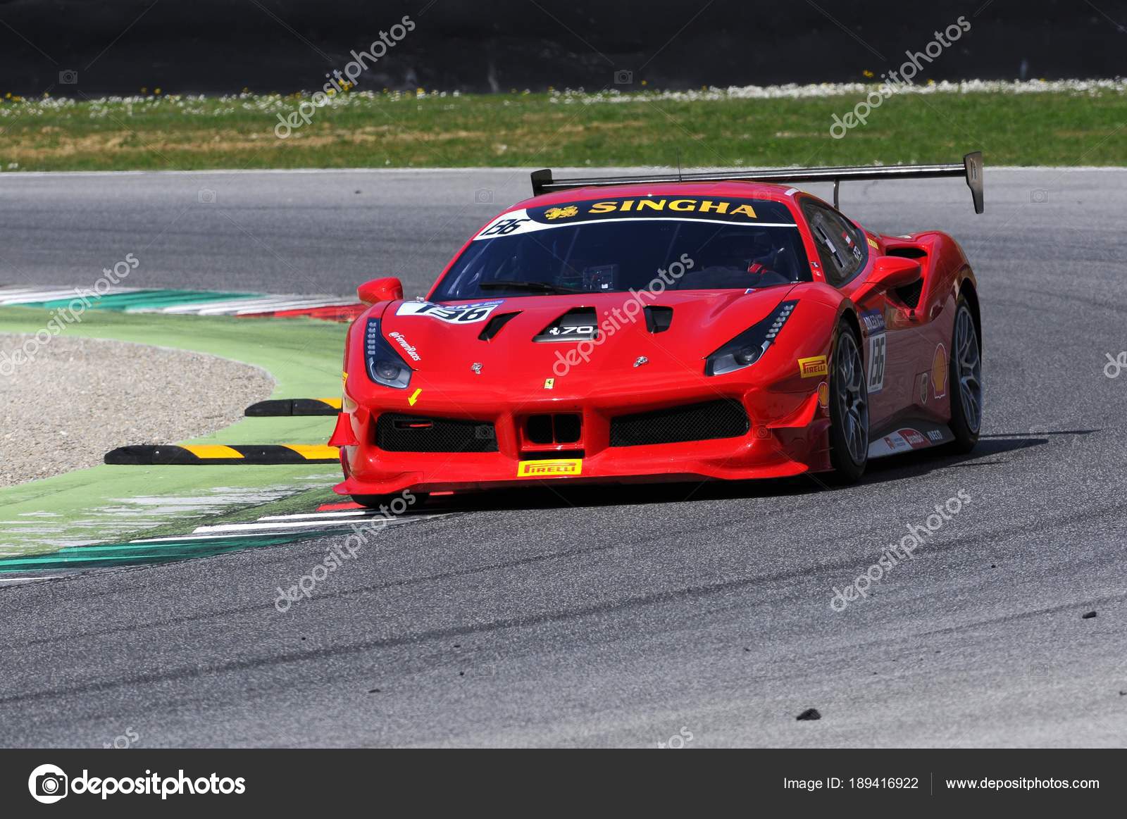 Mugello Italy March 2018 Nussbaumer Alexander Drive Ferrari