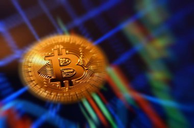 beden bitcoin arka plan üzerinde closeup.