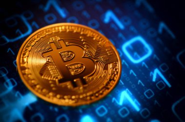 beden bitcoin arka plan üzerinde closeup.