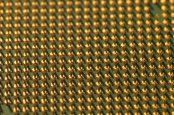 Closeup Cpu Computer Processor Background — Stock Photo, Image