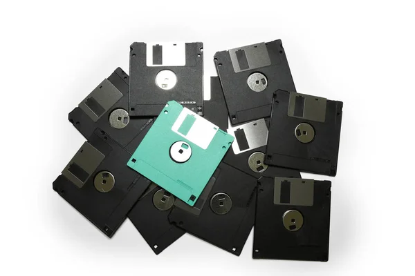 Régi Floppy Lemezek — Stock Fotó