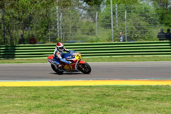 Abril 2018 Freddie Spencer Honda Nsr 500 Durante Motor Legend — Fotografia de Stock