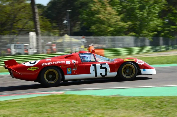 Abril 2018 Unknow Drive Ferrari 512 Coda Lunga Protótipo Durante — Fotografia de Stock