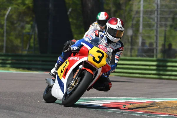 Abril 2018 Freddie Spencer Honda Nsr 500 Durante Motor Legend — Foto de Stock