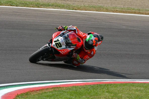 San Marino Itália Maio 2018 Xavi Fores Esp Ducati Panigale — Fotografia de Stock