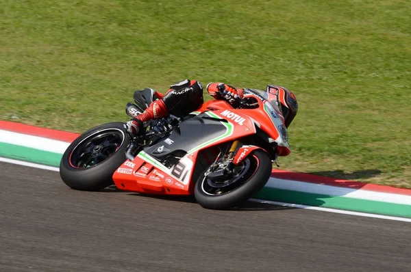 San Marino Itália Maio 2018 Jordi Torres Esp Agusta 1000 — Fotografia de Stock