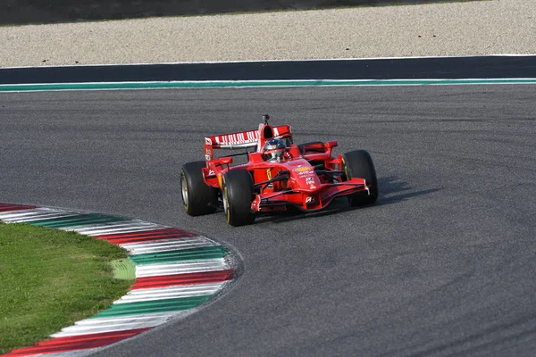 Circuito Mugello Outubro 2019 Ferrari F1Model F2008 Kimi Raikkonen Felipe — Fotografia de Stock