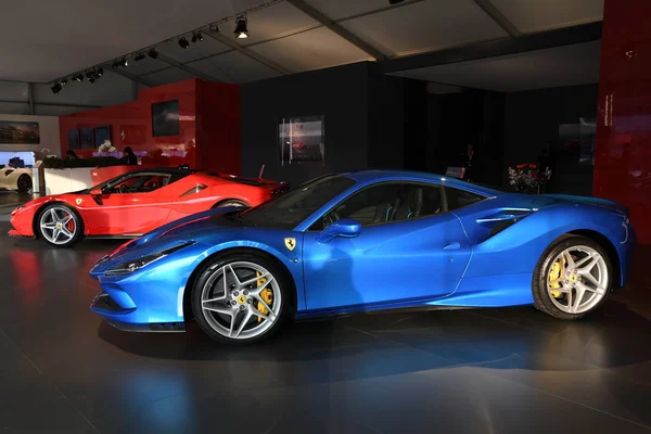 Mugello Circuit Октября 2019 Деталь Ferrari Tributo Выставке Finali Mondiali — стоковое фото