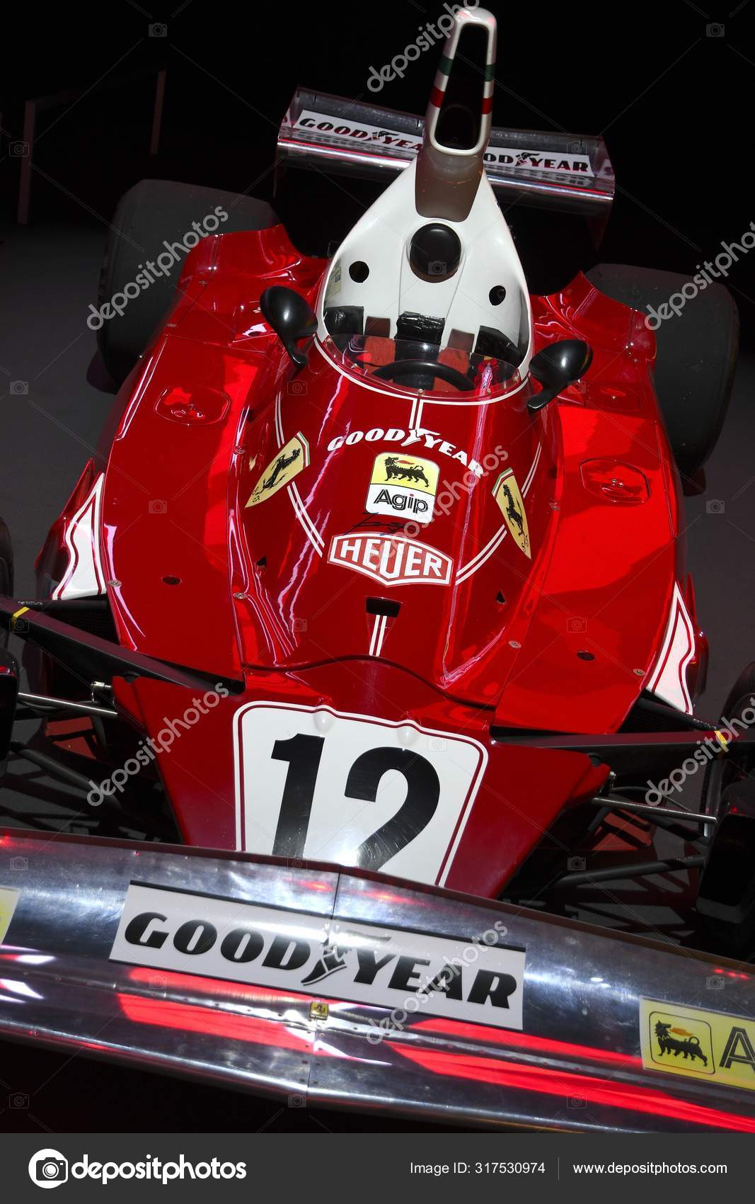 Mugello Circuit Октября 2019 Classic Ferrari 312T 1975 Niki Lauda.