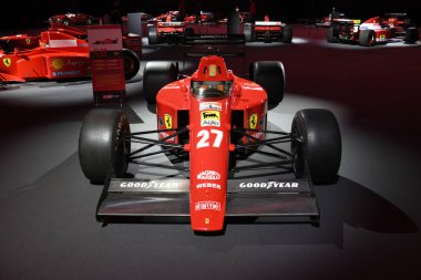 Mugello Pisti, 25 Ekim 2019: F1 Ferrari F189 yıl 1989 eski Nigel Mansell İtalya 'daki Mugello Pisti' nde finali Mondiali Ferrari 2019 sırasında sergilenmektedir..