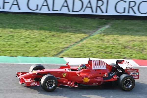 Circuito Mugello Octubre 2019 Ferrari F1Model F2008 Kimi Raikkonen Felipe —  Fotos de Stock