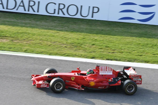 Circuito Mugello Octubre 2019 Ferrari F1Model F2008 Kimi Raikkonen Felipe —  Fotos de Stock