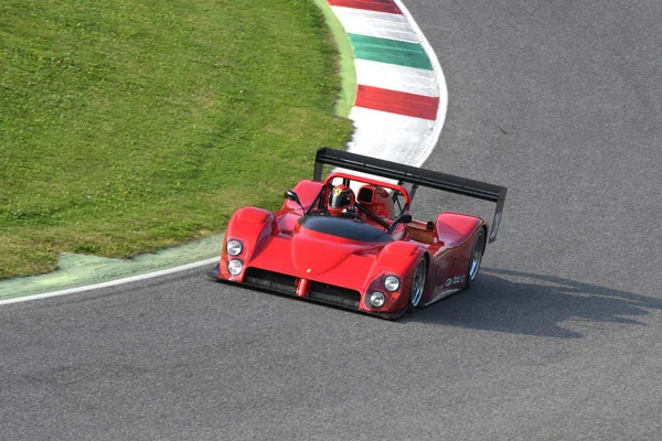 Mugello Outubro 2019 Ferrari Histórico 333Sp Ação Circuito Mugello Durante — Fotografia de Stock