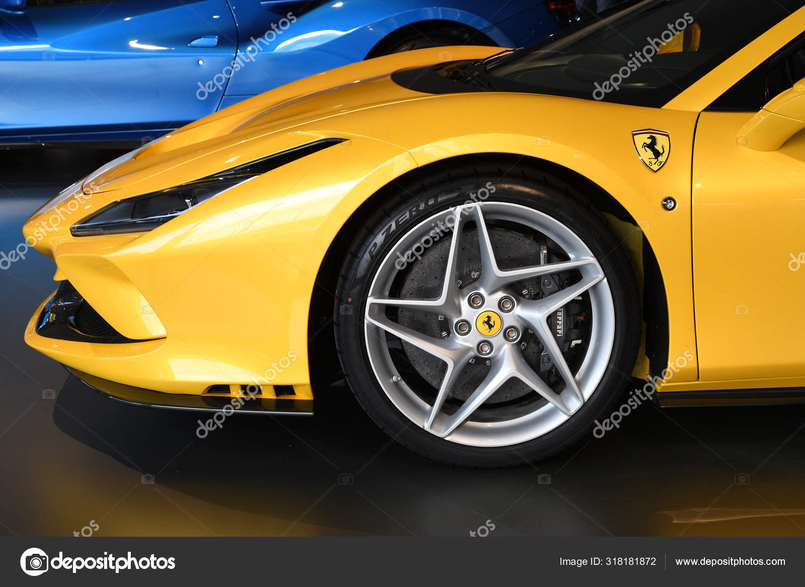 Mugello Circuit Октября 2019 Ferrari Spyder Выставке Finali.