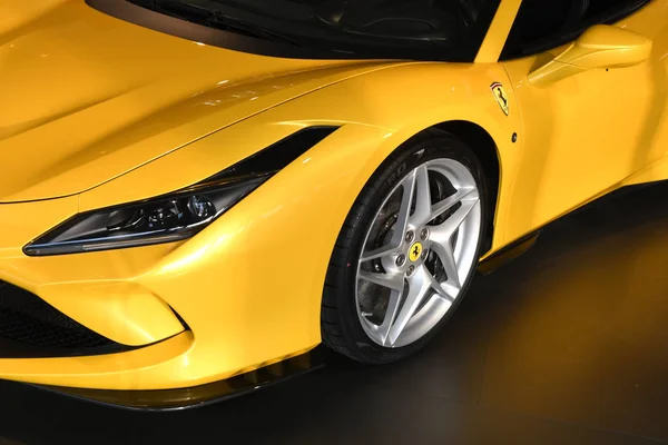 ムジェロ回路 10月2019 フェラーリF8スパイダーは イタリアのムジェロ回路でFinali Mondialiフェラーリ2019中に表示されます フェラーリS Ferrari イタリアの高級スポーツカーメーカー — ストック写真