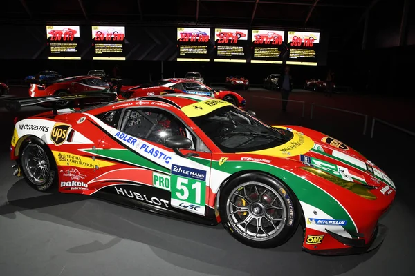 Circuito Del Mugello Ottobre 2019 Ferrari 458 Gt3 Corse Mostra — Foto Stock