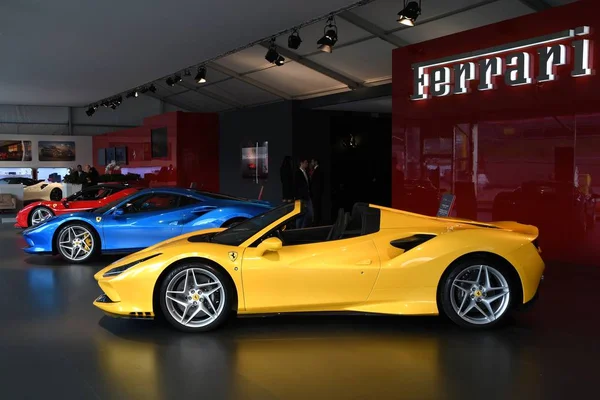 Mugello Circuit Outubro 2019 Ferrari Spyder Exibição Durante Finali Mondiali — Fotografia de Stock