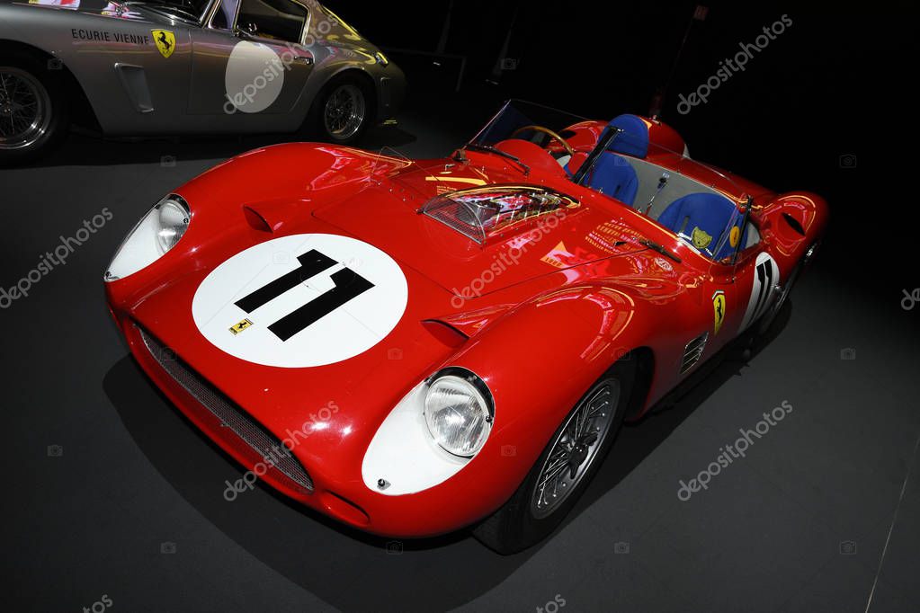 Mugello Circuit, 25 October 2019: Vintage Ferrari 250 TR year 1960 on display during Finali Mondiali Ferrari 2019 at Mugello Circuit in Italy.