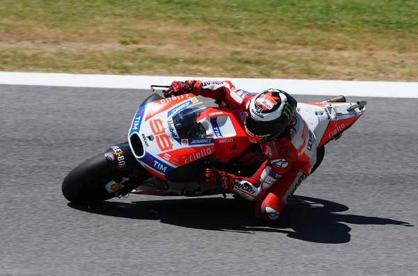 Mugello Ιταλία Ιουνίου Αναβάτης Της Ducati Ισπανικά Jorge Lorenzo 2017 — Φωτογραφία Αρχείου