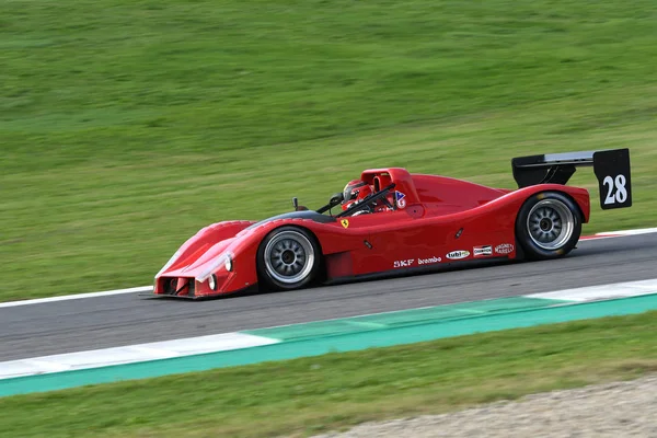 Mugello Outubro 2019 Ferrari Histórico 333Sp Ação Circuito Mugello Durante — Fotografia de Stock