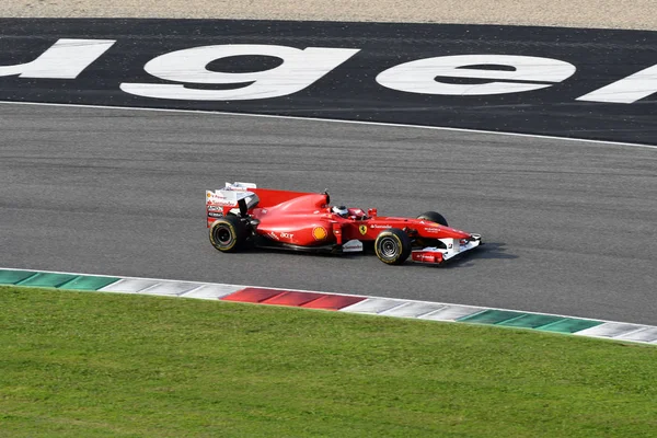 Circuito Mugello Outubro 2019 Ferrari Modelo F10 Ano 2010 Ação — Fotografia de Stock